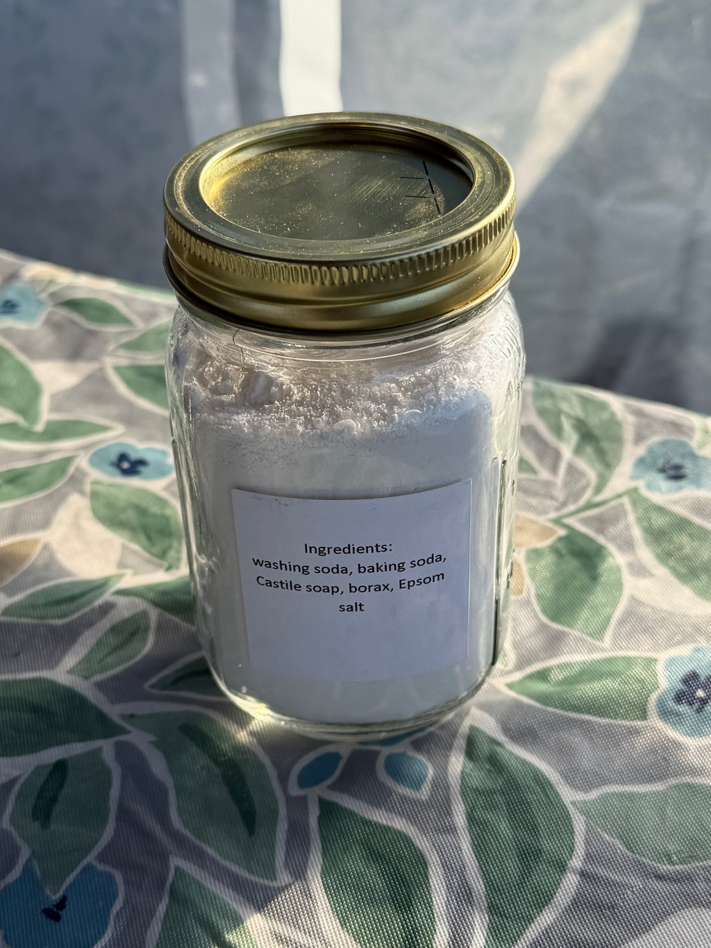 All-Natural Unscented Laundry Detergent